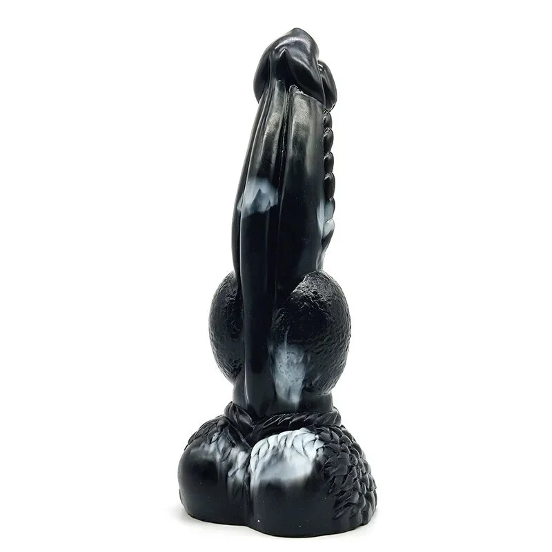 Trend 24cm Luminous Fantasy Knot Animal Dog Penis Dildo Female Masturbation Sex Toy
