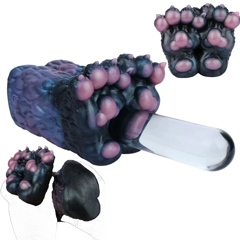 Monster Beast's Animal Foot Masturbator for Men One Channel Silicone Male Stroker Pocket Pussy Adult Sex Toys