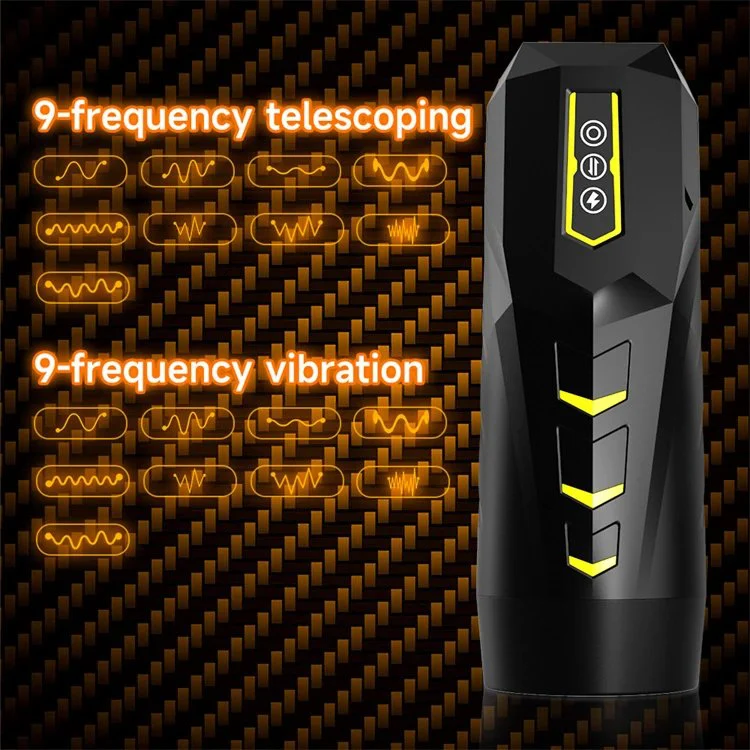 Penis Training Machine 9 Frequency Automatic Telescopic Male Masturbation Vibrator Cup Sex Toys for Men