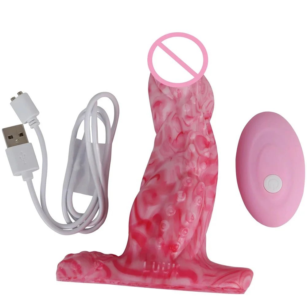 Telescopic Couple Vibrator for Woman Vagina Anal g Spot Huge up and Down Thrusting Dildo Vibrator Sex Toys