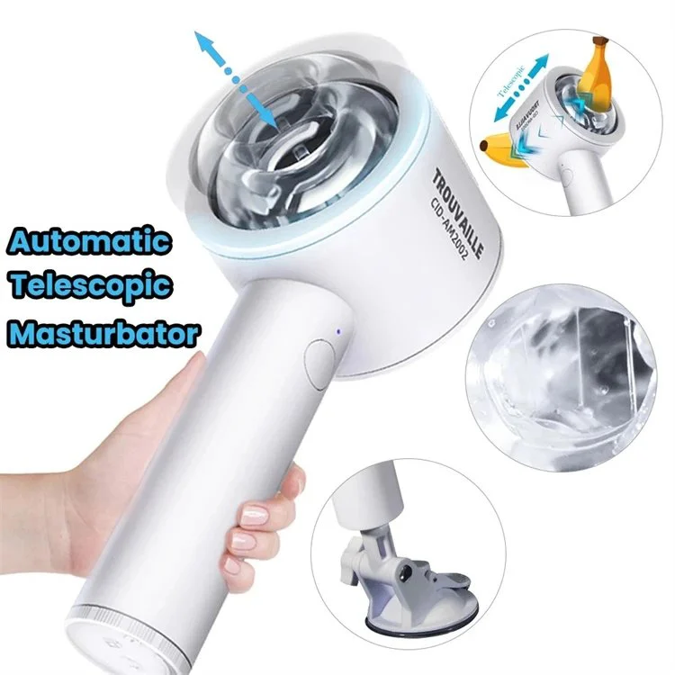 Pussy Real Vagina Aircraft Automatic Telescopic Male Masturbator Cup Hair Dryer Shaped Masturbation Cup