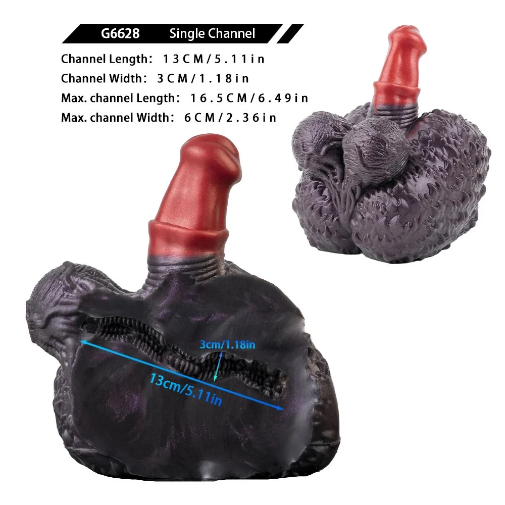 Monkey Cock Butt Single-Channel Silicone Manual Male Masturbator Realistic Masturbation Cup Experience