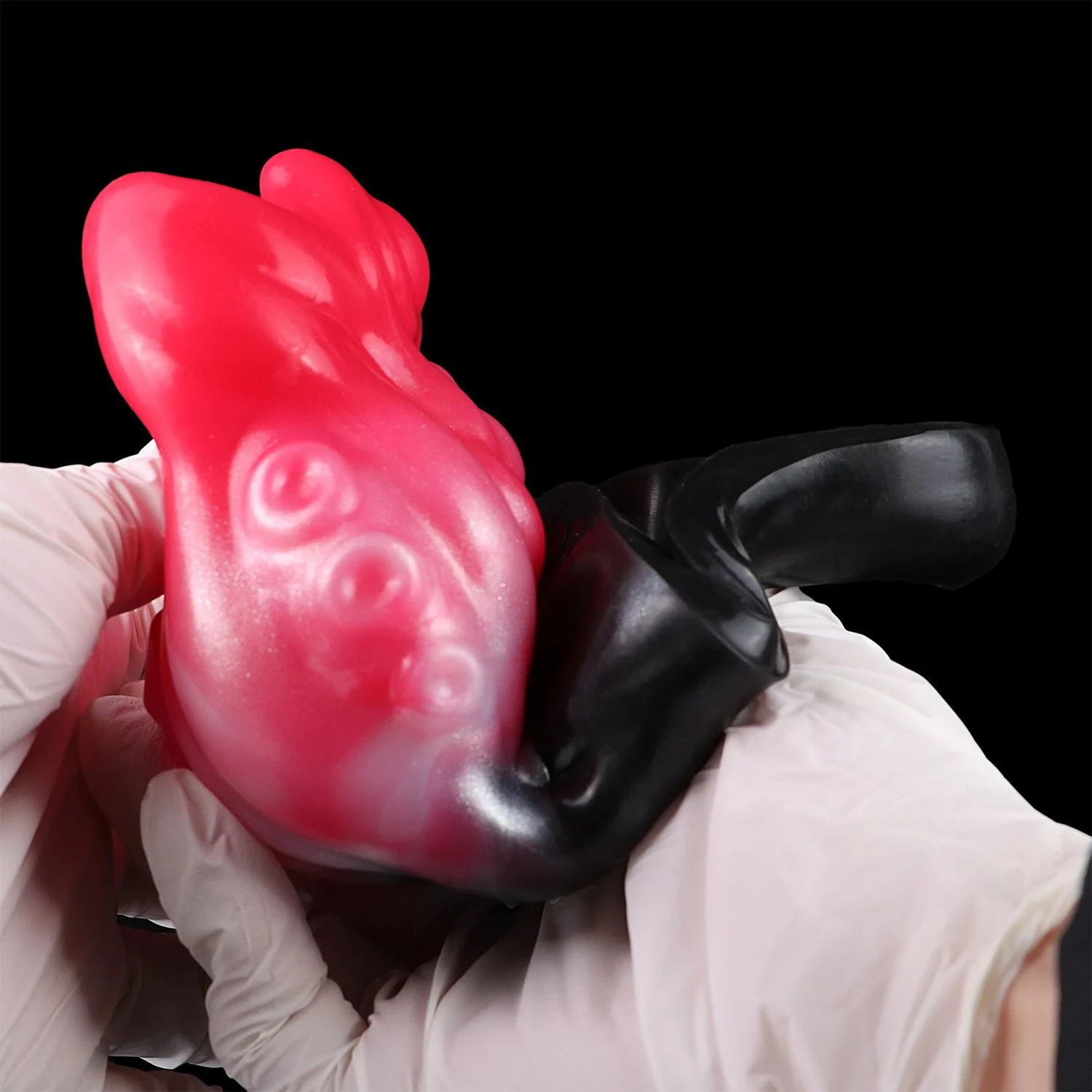 New Color Dog Knot Penis Sheath Male Cock Enlargement Sleeve Liquid Silicone Wearable Hollow Animal Dildo Sex Toys for Man