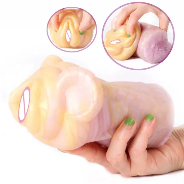 Silicone Realistic Soft Male Masturbator Sex Toy Male Masturbation Cup for Men