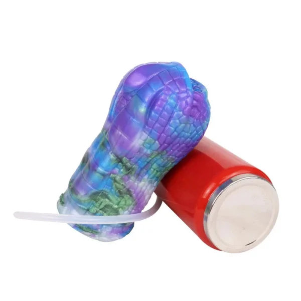 Silicone Squirting Ejaculating Aircraft Cup Realistic Design Pocket Sex Toys for Man