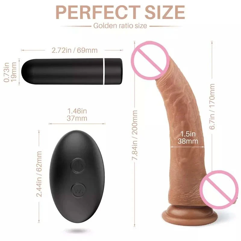Ultra-Realistic High Quality Women's Vibrator Huge Adult Toys Soft Huge Dildos