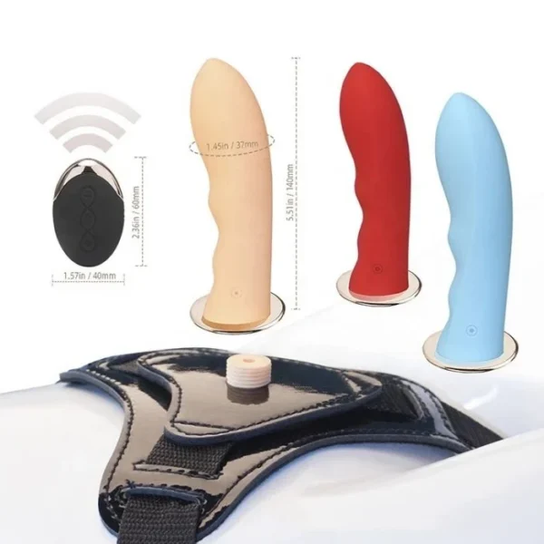 Wireless Remote Control Soft Silicone Vibrating Dildo Adult Sex Product Realistic Dildos ABS Material for Lesbian Toys