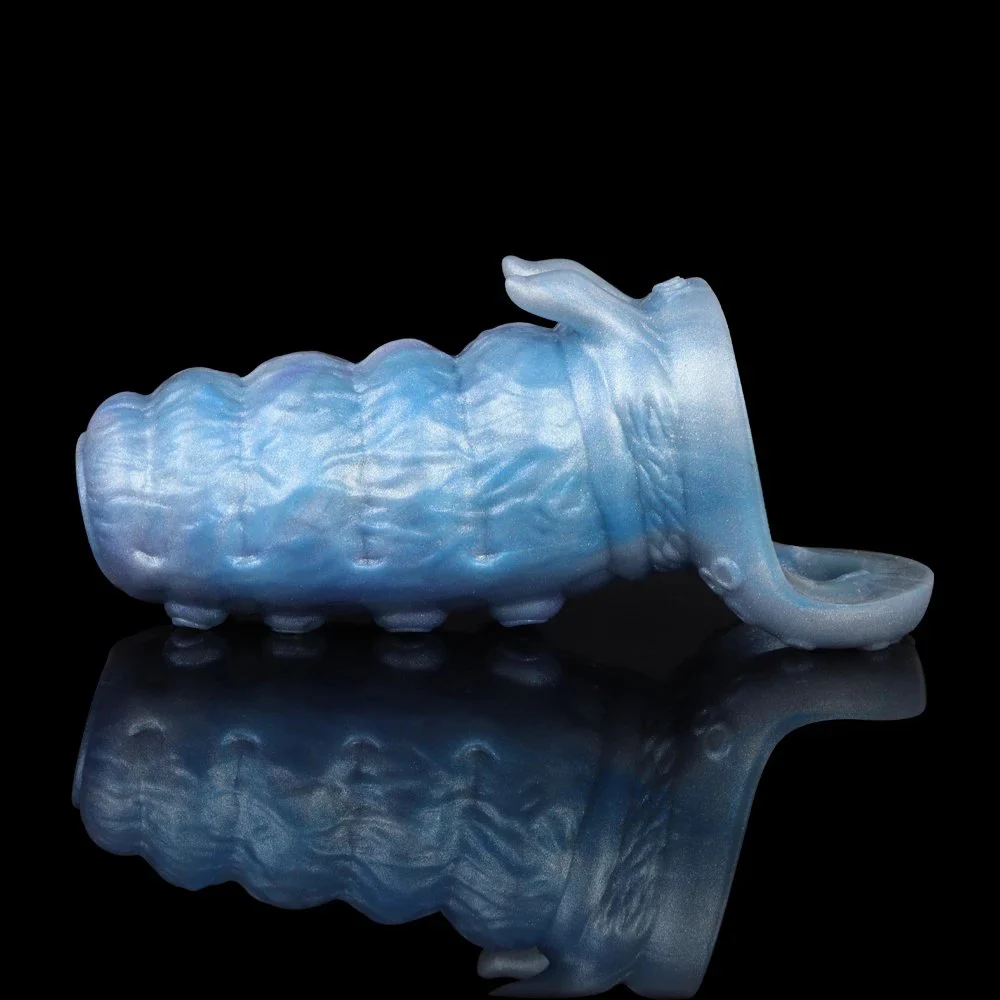 Octopus Suction Cup Sexy Platinum Silicone Dildo Spike Penis Sleeves Adult Toys