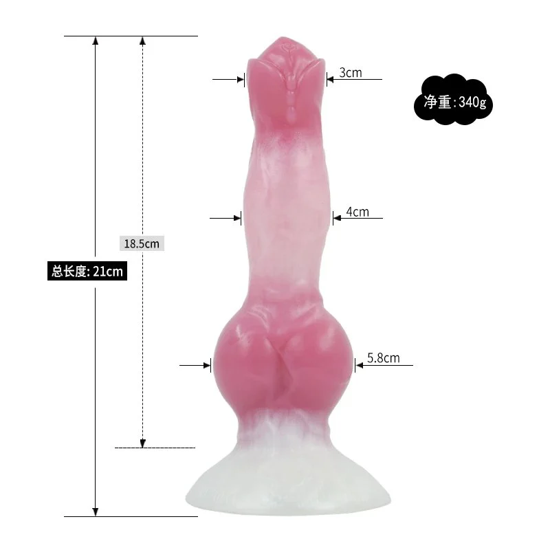 Thick Dog Knot Dildo Suction Cup Anal Dilator Prostate Massager Masturbation Sex Tool Women Dildo Silicone Adult Sex Toy