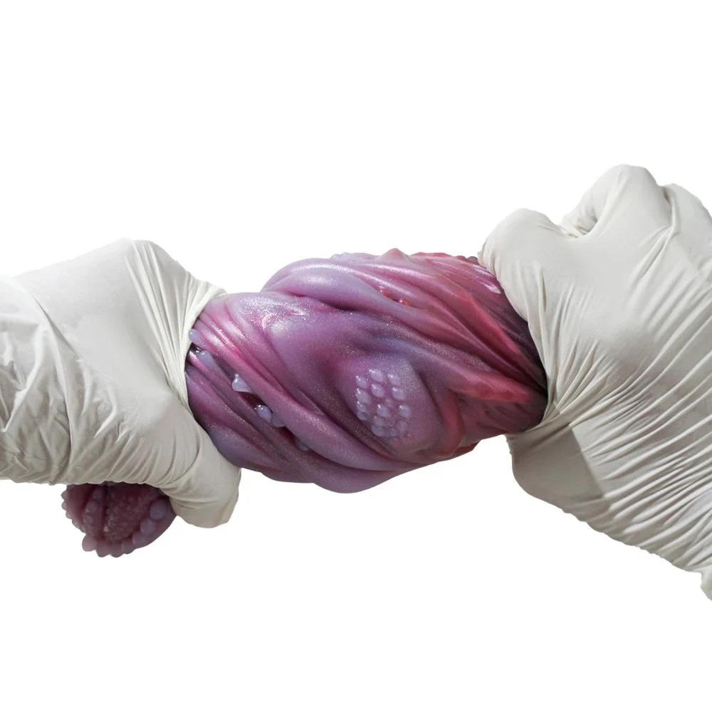 Purple Black Silicone Male Masturbator Fantasy Beast Egg Design Onahole Pocket Pussy Sex Toys Adult Men Stroker