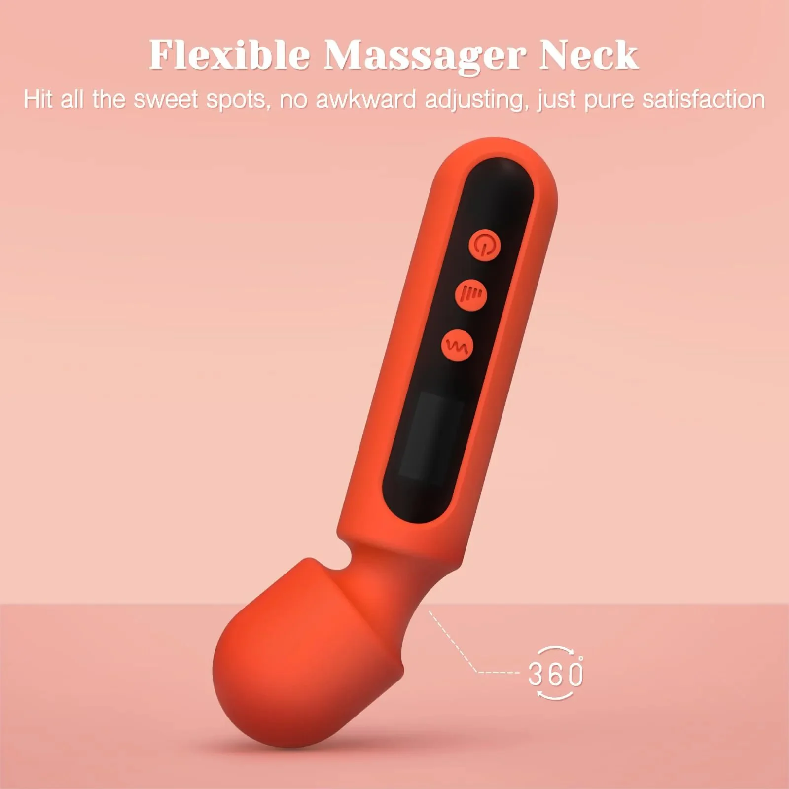 USB Rechargeable Mulheres Vibradoras G Spot Glans Clitoral Stimulator LCD Display Passion Wand Massager Vibrator Kits for Women