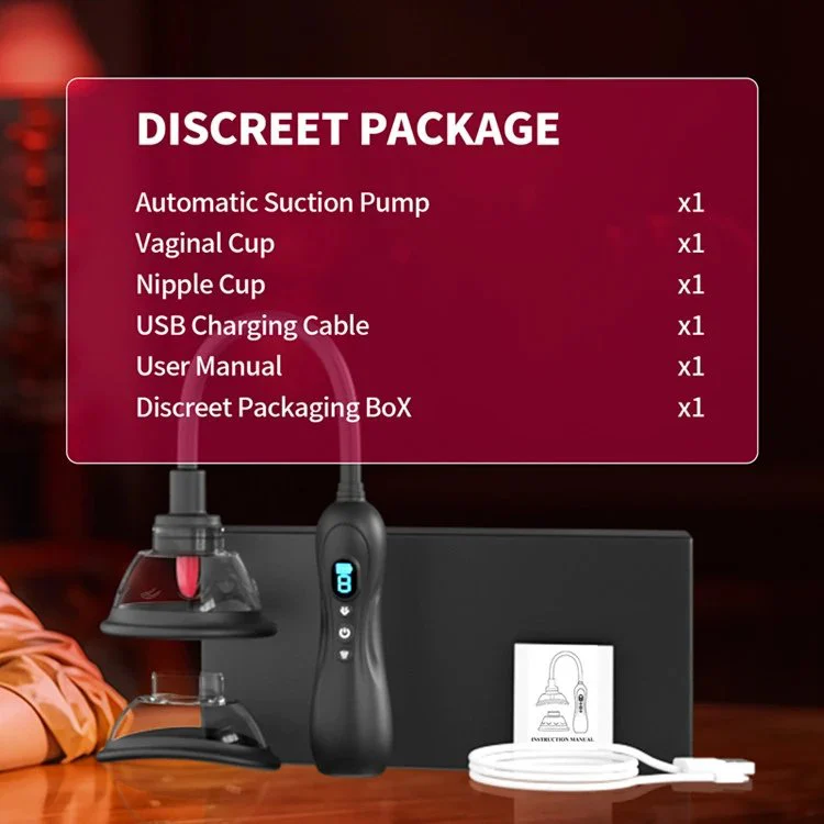 Electric Display Breast Pump for Women Masturbation Vaginal Massager Vibrator Sex Toys for Couples