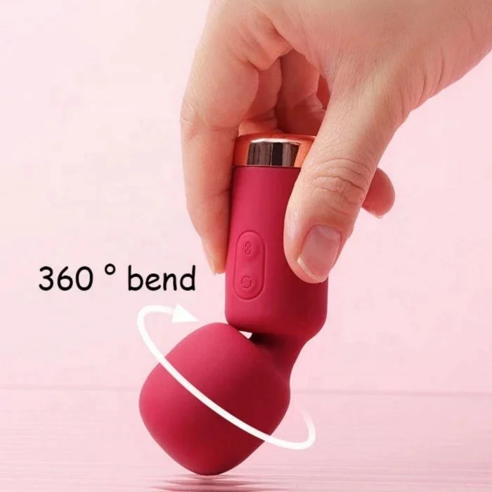 USB-Powered Mini Clitoris AV Wand Vibrator 10 Frequency Coupled Vaginal Bullet Powerful Sex Toys for Couples