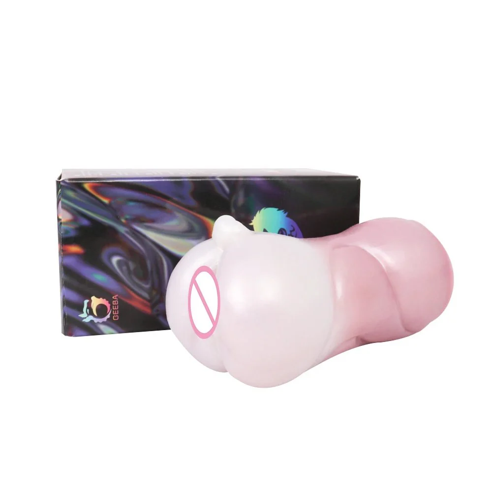 Liquid Silicone Single Channel Simulated Fae Masturbator Size 8 16 24CM Net Weight 517G Male Sex Toys