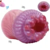 Soft Silicone Male Masturbator Vibrating Penis Trainer Sex Toys for Men Fantasy One Hole Realistic Vagina Glans Exerciser