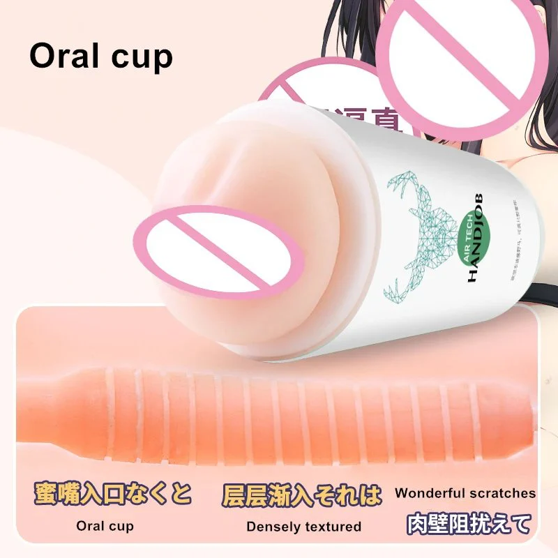Male Masturbator Pocket Pussy Real Oral Vagina Anal Masturbation Cup Adult Vagina Pussy Sex Toys for Men