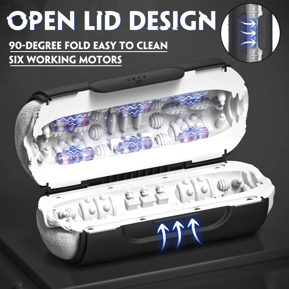 Realistic Male Masturbator Aircraft Cup Multi-Frequency Vibrating Adult Sex Toy for Male Masturbation
