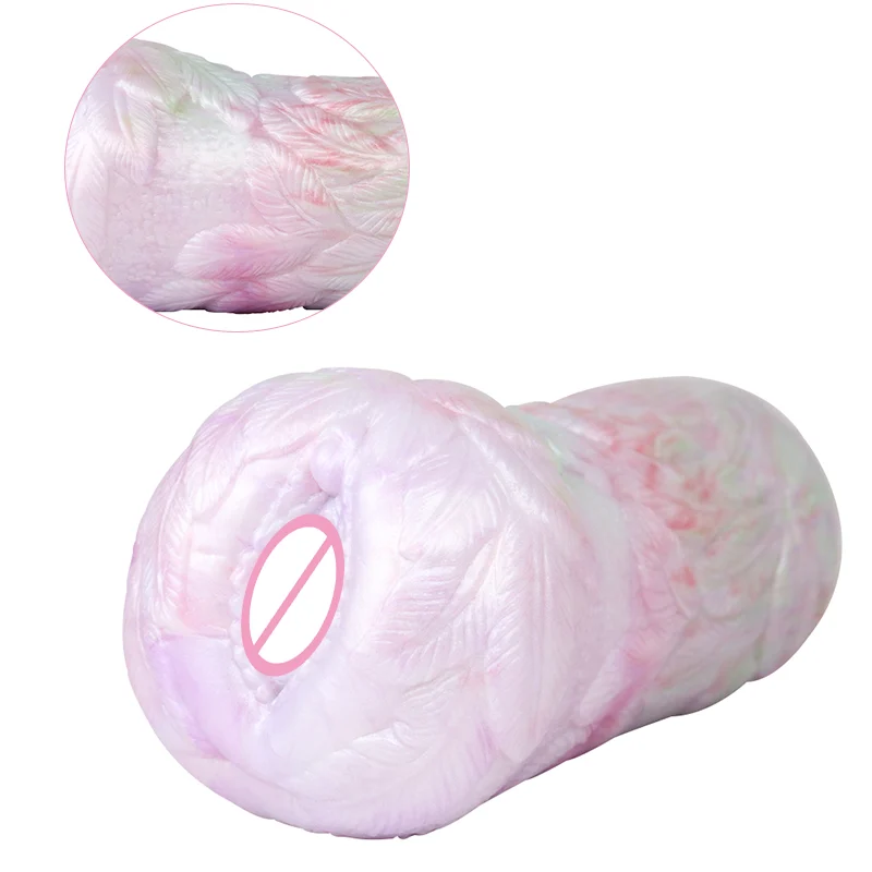 Realistic Vagina Anal Male Masturbator Silicone Big Men's Masturbation Colorful Masturbator for Men