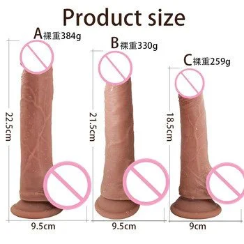 Ultra-Realistic Ultra-Soft Adult Sex Vibrator Huge Male Dildo for Women