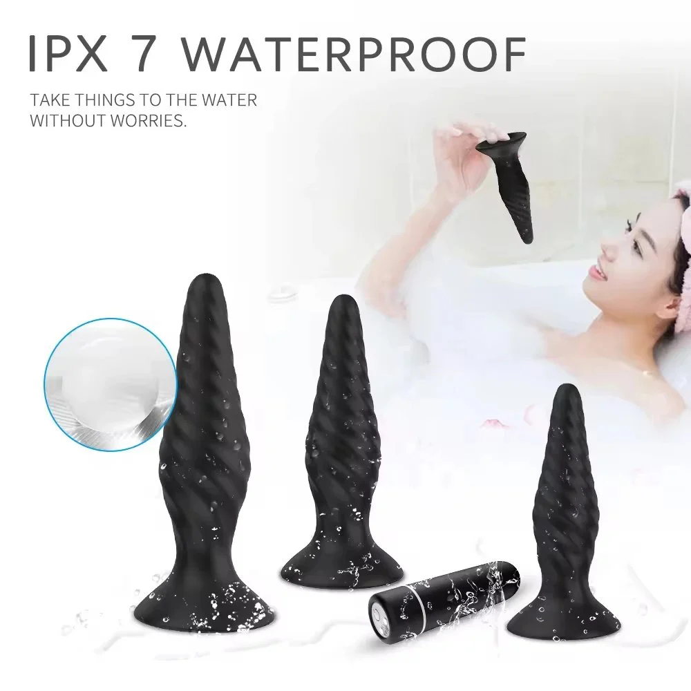 Silicone Electric Shock Vibrating Sex Toys Anal Butt Plug Underwear for Male Couple Anal Sexual