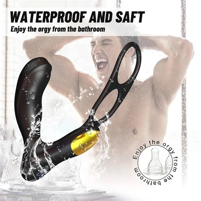 Silicone Anal Vibrator with 10 Modes Wireless Remote Control Premium Anal Sex Toy