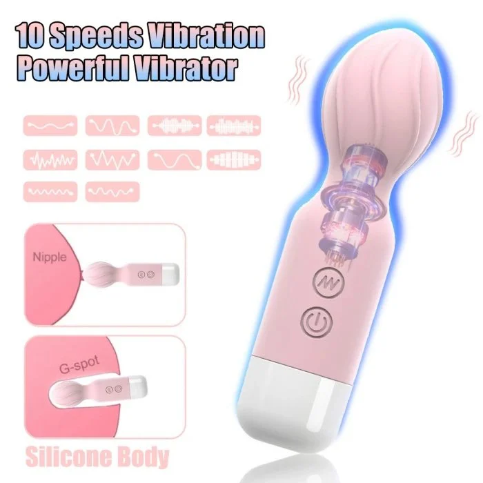 Powerful Mini Magic Wand Vibrator 10 Frequency Sex Toy for Women Adults Vibrators Product Category