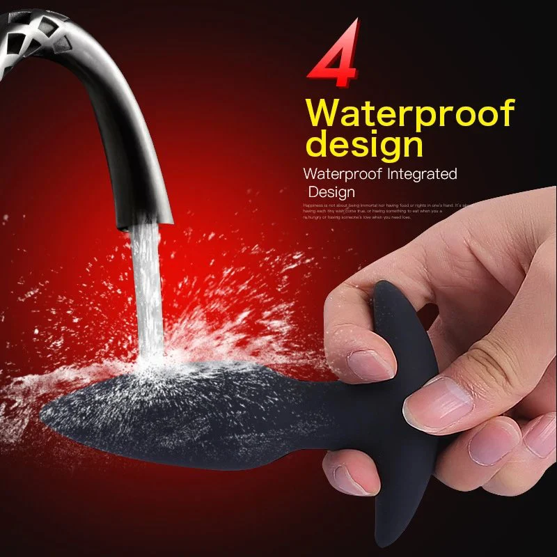 Soft Silicone Prostate Massager 10 Powerful Vibration Anal Plug Vibrators Sex Toys
