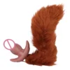Soft Silicone Remote Control Prostate Massager Butt Plug Realistic Dildo Vibrating Anal Plug Stimulator Sex Toys for Men Couple