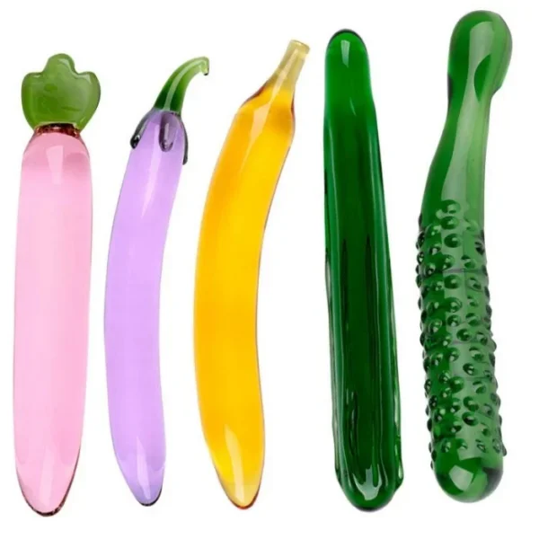 Women Glass Dildo Soft 100% Waterproof Anal Sex Toy for Female Masturbation Wand Intimate Pleasure