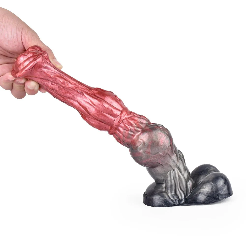 Super Soft Horse Dildo 10.2 Inch Long Animal Dildo Strong Suction Cup Hand-Free Huge Cock Adult Sex Toys Large Dick for Men Women