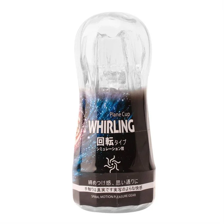 TPE Masturbation Cup Clear Crystal Male Masturbator Training Sex Toys for Men