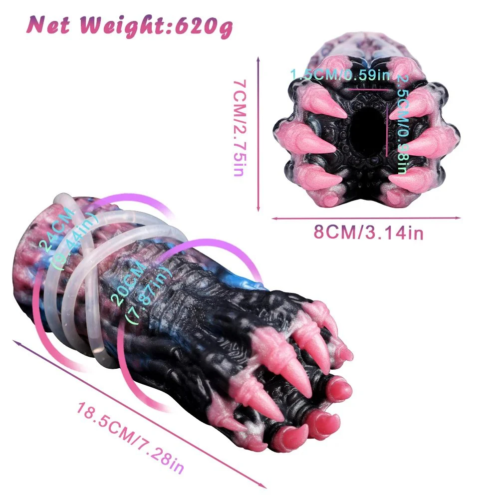 Silicone Alien Stroker Fantasy Single Channel Male Masturbator Unique Vagina Adult Sex Toys Pocket Pussy Lifelike