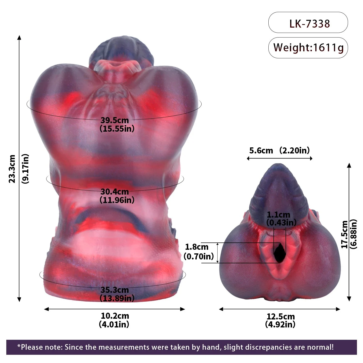 Open-Ended Male Masturbator Alien Dog Monster Furry Sex Toy Pocket Pussy Male Masturbation Sex Toy for Men