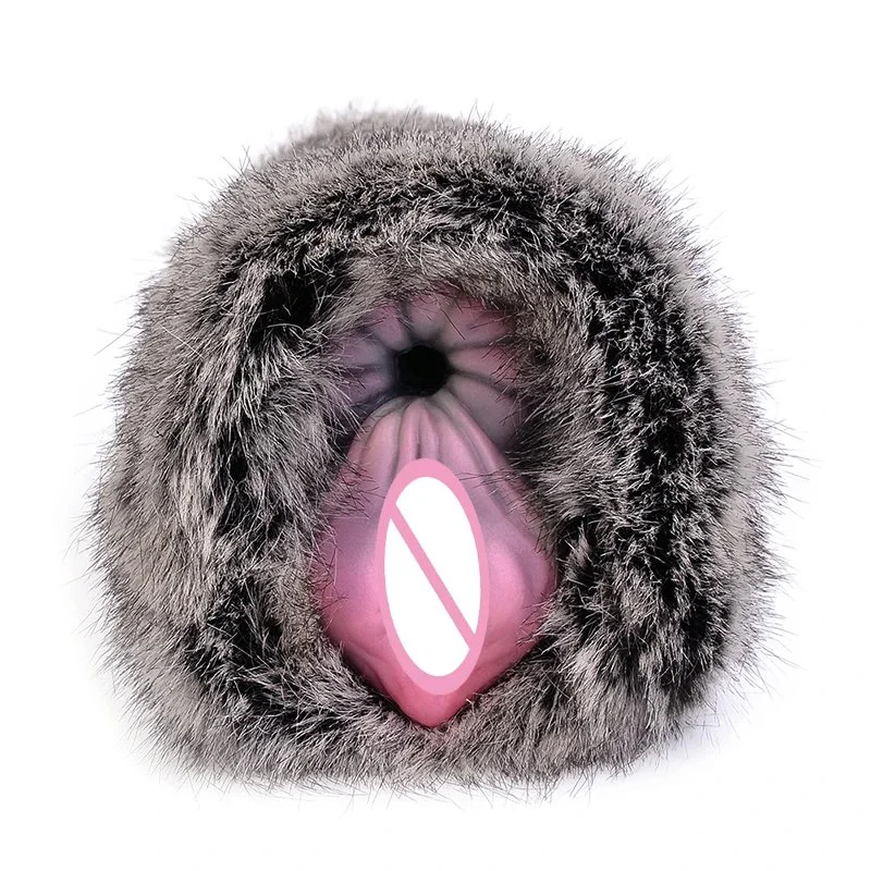 Soft Silicone Male Masturbator Fantasy Furry Animal Masturbate Sex Toy Realistic Cow Vagina Pocket Pussy Stroker