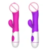 Battery Dildos Vibrator Sex Toy Thrusting Rabbit Sex Vibrator for Women