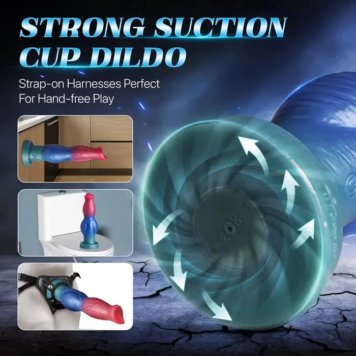 Unique Design 10Inch Fantasy Dragon Monster Huge Dildo G-Spot Remote Control Thrusting Vibrating Knotted Dildo for Women Sex Toy