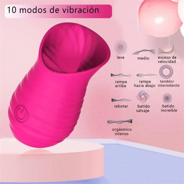 Female Masturbation Clitoral Stimulation 10 Vibration Mode Licking Tongue Vibrator Sex Toys for Women