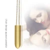 Female Masturbation Sex Toys for Women 10 Speed Rechargeable Metal Vibrating Bullet Vibrator Necklace