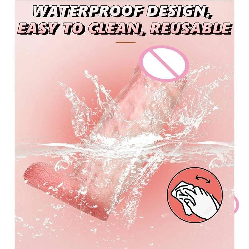 Penis Sleeve with Cock Ring Size S M Realistic Soft Silicone Cock Sheath Dildo Enlarger for Men Reusable Girth Extender