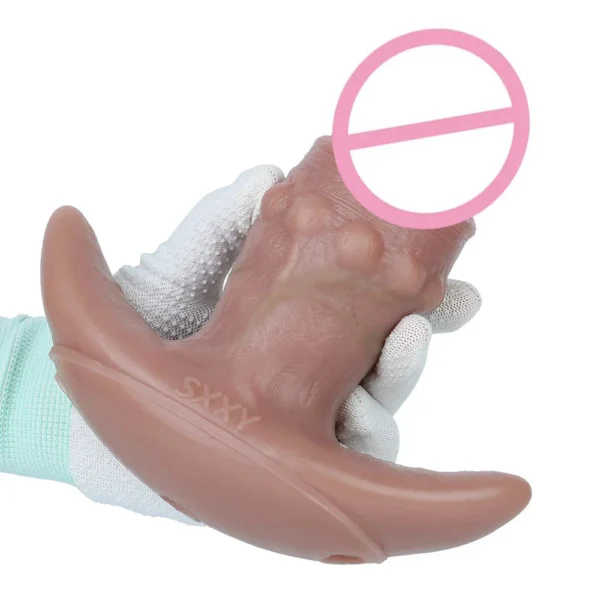 Realistic Anchor Vibrating Butt Plug, Dual Size Options, Soft Silicone Lifelike Feel Adult Toy for Couples