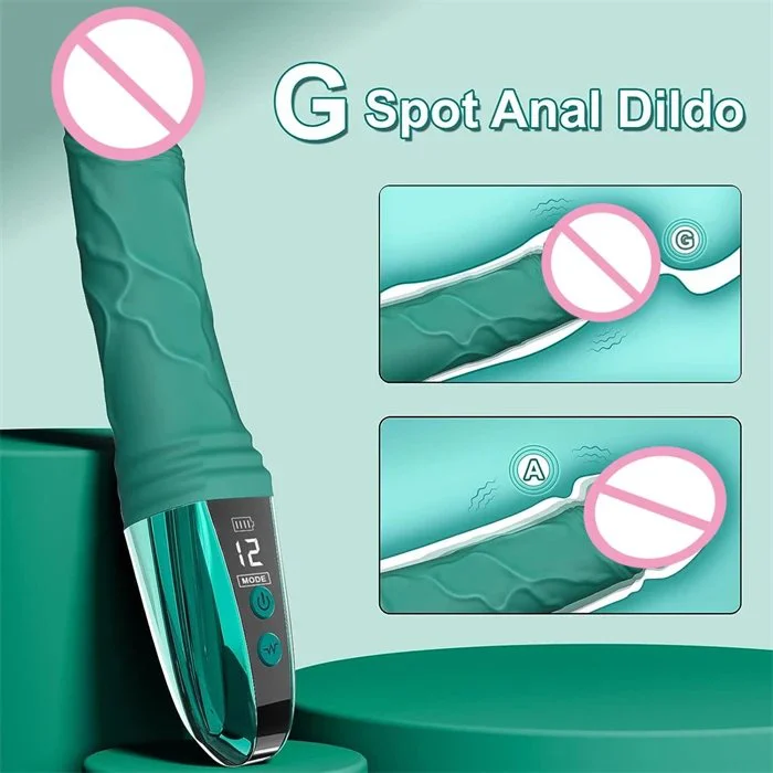 10-Frequency USB-Powered Female Vibrating Dildo G Spot Stimulator Sex Toys for Women Sex Products