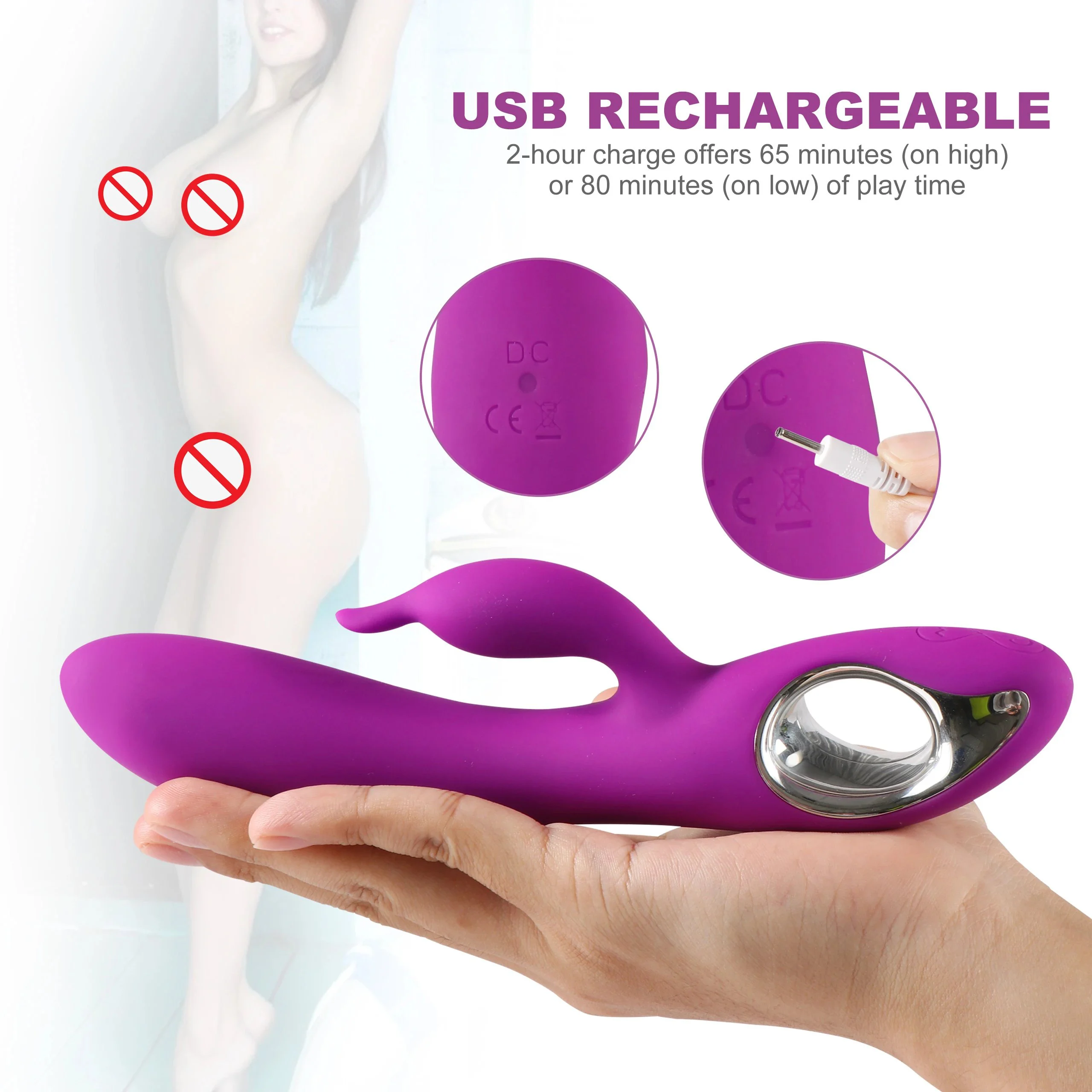 10-Speed Functional Multi-Speed Female Masturbator Fun Couples Vibrator for Woman