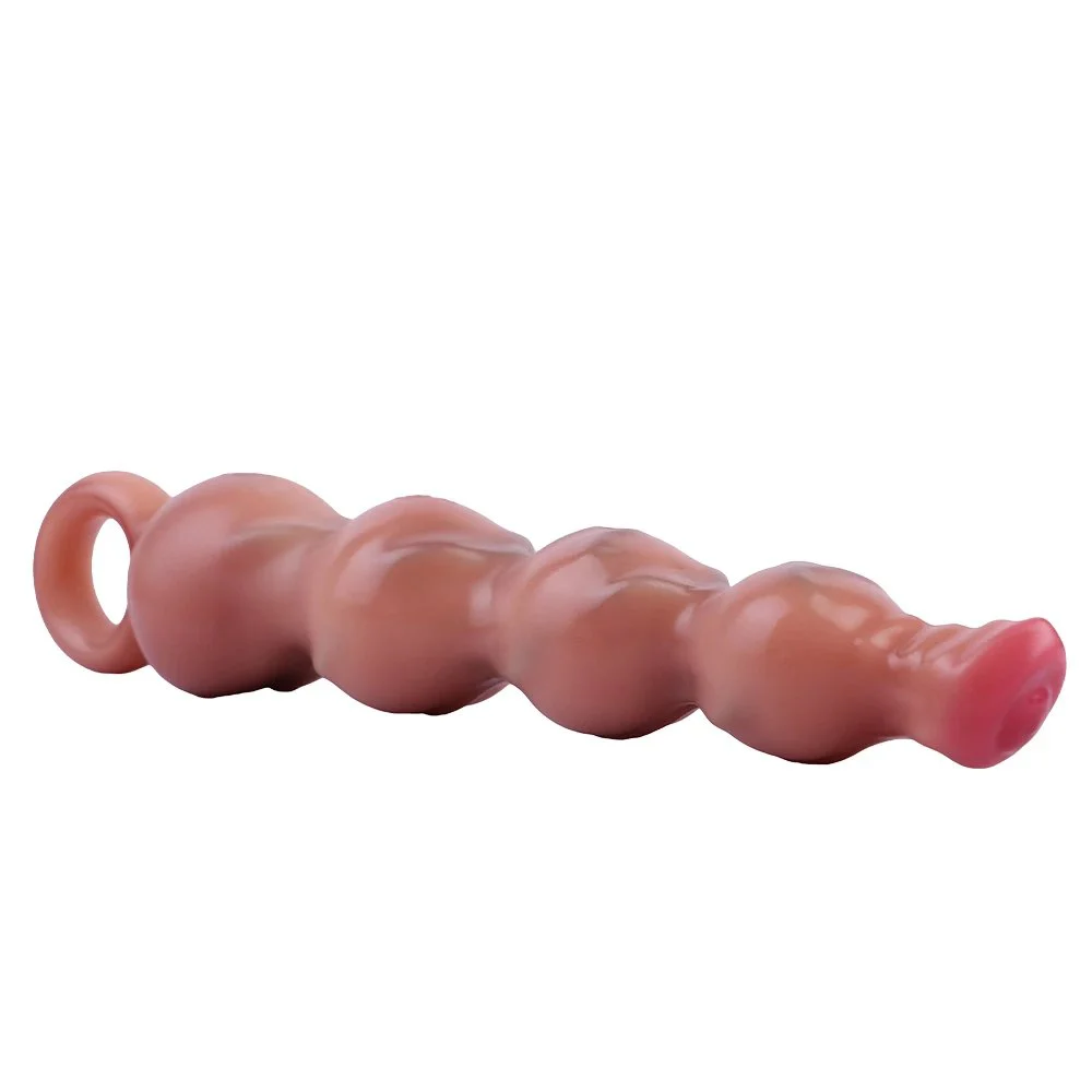 Vagina Massager Vibrator Multi-knot Penis Rubber Female Masturbator Vibrator Butt Plug Adult Sex Toys