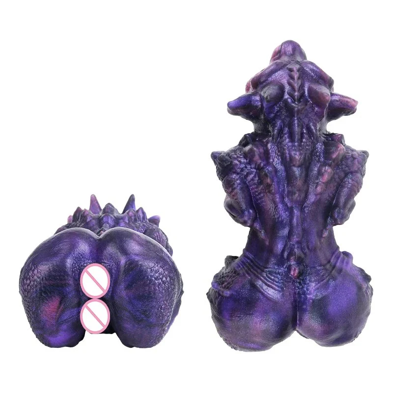 Void Dragon . Dual-channel Silicone Male Masturbator That Effectively Massages the Penis a Realistic 18+ Sex Toy
