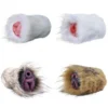 Simulation Animal Fantasy Silicone Dog Masturbator Pocket Pussy Stroker with Animal Fur Fantasy Sex Plush Toys for Men