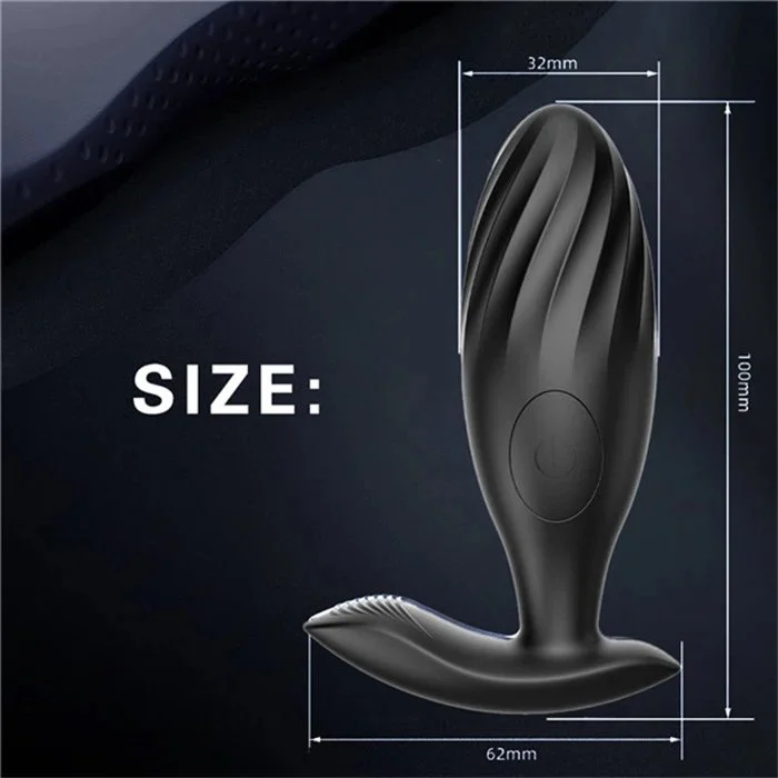 Silicone Anal Sex Toy Clitoral G-Spot Vibrating Butt Plug and G-Spot Stimulator for Adults Training for Men Women