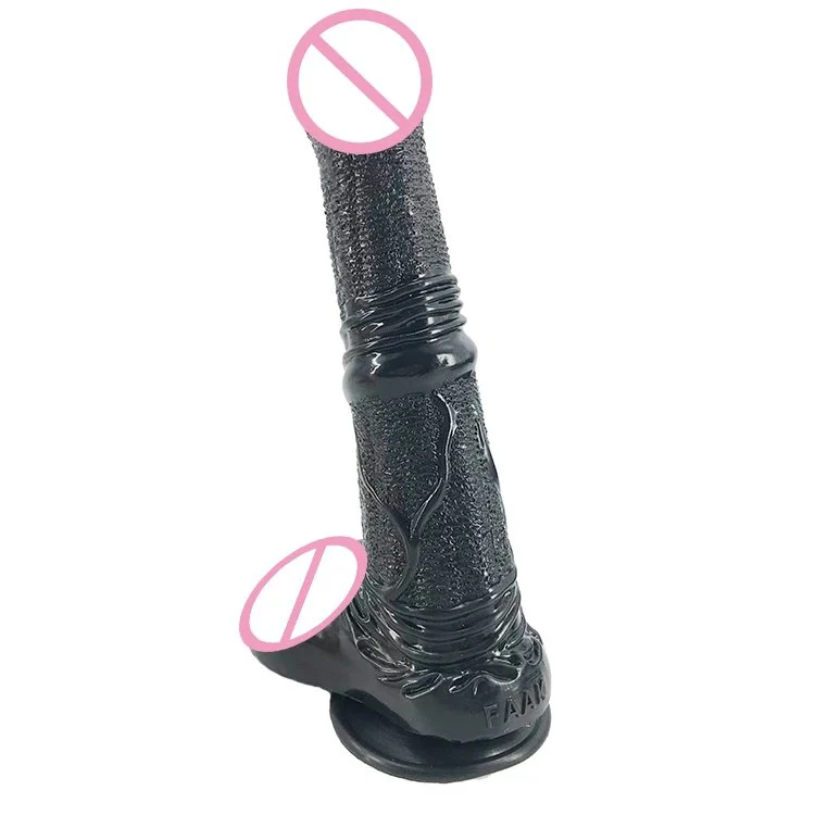 26cm 10 5.5cm Body Safe Silicone Butt Anal Plug Flexible Adult Sex Toys Artificial Dildo Cock Animal Equine Dildo for Male
