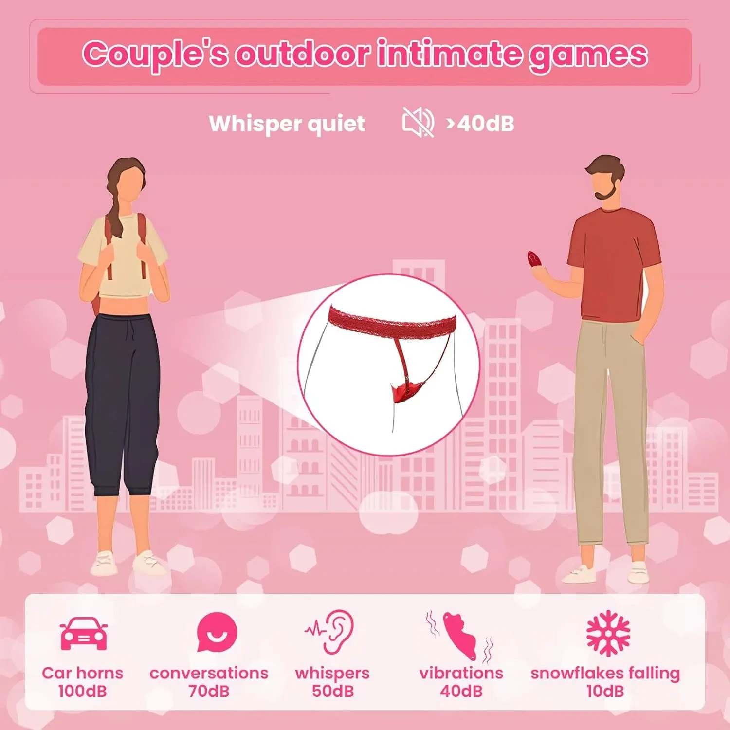 10 Modes Wearable Rose Panty Vibrator with Remote Control Sex Toy Women