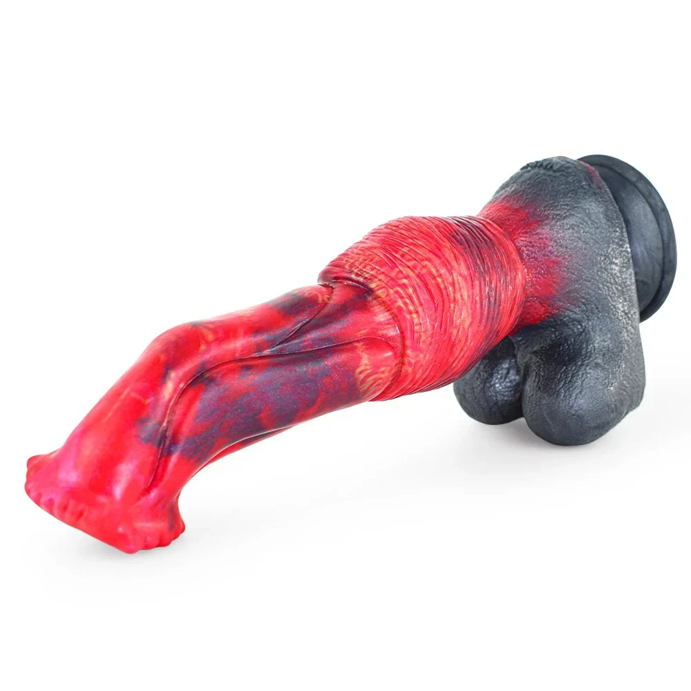 25cm Industrial Size Medical Silicone Monster Ribbed Custom Thick Dildos for Women Anal