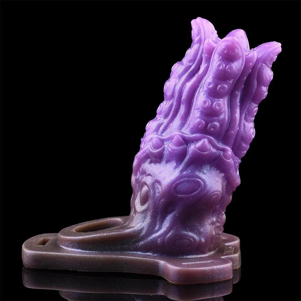 Reusable Soft Dildo Sleeve with Delay Ejaculation and Enlarger Enhancing Erection Cock Sleeve for Male Extender